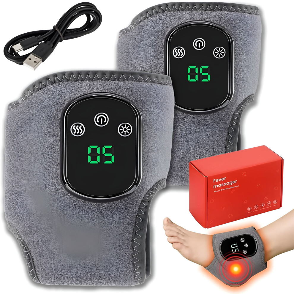 Foot Massager with 3 Modes & 5 Heat Levels â 2 Pack