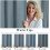 Linen Look Blackout Curtains 52"W x 96"L Pair 5