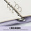A6 PU leather ring binder notebook pink refillable 5