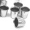 10-pack silverfärgade metallfingerborgar 4
