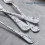 White Silverware Set 18/0 Stainless Steel 20-Piece 7