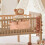 Pocket Organiser Cot Nappy Holder, MultiPurpose Baby Bag With Pockets, Bedside Table And Changing Table Accessory 2
