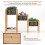 Cama elevada de madeira de 3 camadas com furos de drenagem Cama elevada de jardim natural 5