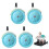 Stroller Wheels with Quiet Swivel Casters for Smooth Steering and Durable PP Baby Stroller Use 5