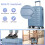 Carry-On Lightweight PP Hard Shell Cabin Suitcase 8