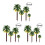 3Pcs Model Tree Set Green Landscape Decoration for Kitchen and Office 6