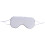 2Pcs White Comfortable Silk Sleeping Eye Mask Adjustable Soft Eyepatch 1