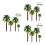 3Pcs Model Tree Set Green Landscape Decoration for Kitchen and Office 5