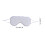 2Pcs White Comfortable Silk Sleeping Eye Mask Adjustable Soft Eyepatch 2