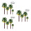 3Pcs Model Tree Set Green Landscape Decoration for Kitchen and Office 9