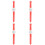 4Pcs Adjustable Red Strap Wrist Watch Charming Decorative Kids Gift 5