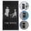 4Pcs Acrylic Office Signs for Doors Black with Strong Adhesive 10