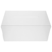 4Pcs White Multi-Function Ballot Box Plastic Donation Storage Bin