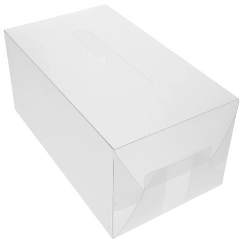 4Pcs White Multi-Function Ballot Box Plastic Donation Storage Bin 1
