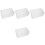 4Pcs White Multi-Function Ballot Box Plastic Donation Storage Bin 5