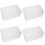 4Pcs White Multi-Function Ballot Box Plastic Donation Storage Bin 7