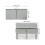 1Set Infant Bath Kneeling Pad Light Grey Rubber Mat for Home Bathtubs 2
