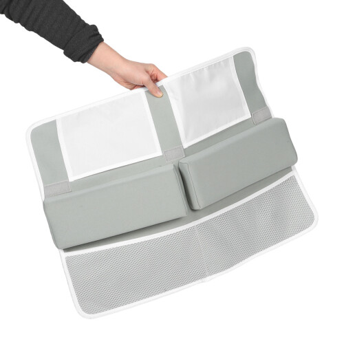 1Set Infant Bath Kneeling Pad Light Grey Rubber Mat for Home Bathtubs 2