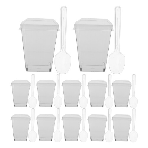 100Set Heldere Dessertbekers Met En , Party Cups
