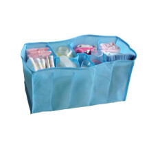 Large Multifunction Diaper Bag for Moms with Wipe Holder and MultiCompartment Travel Organizer Blue