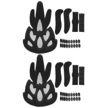 Universele helmvoeringkit met schuimrubberen pads, vervangende voering voor fiets-, motor- en wielerhelmen. Zachte en duurzame sponspads met