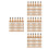 400Pièces Couvercles Vial Transparent Clair PVC Pour Ampoules 8