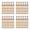 400Pièces Couvercles Vial Transparent Clair PVC Pour Ampoules 4