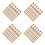 400Pièces Couvercles Vial Transparent Clair PVC Pour Ampoules 10