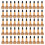 400Pièces Couvercles Vial Transparent Clair PVC Pour Ampoules 2