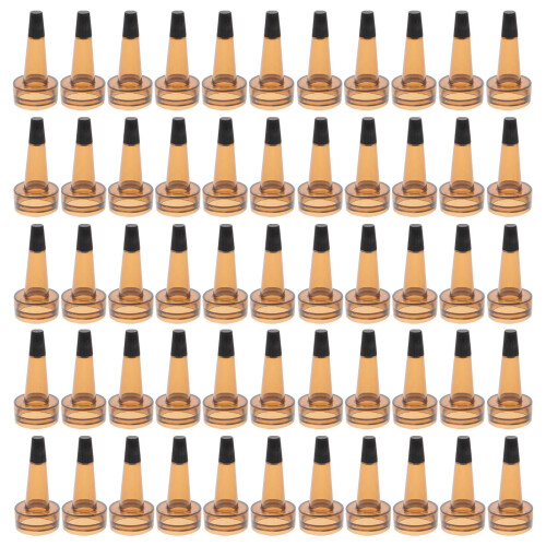 400Pièces Couvercles Vial Transparent Clair PVC Pour Ampoules 1