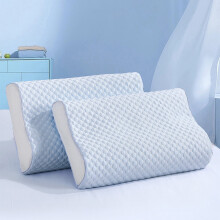 Ekstra putetrekk med glidelås for konturpute, mykt bomullstrekk for minneskum-/lateks-narkoseputer, 46,5 x 28,8 cm