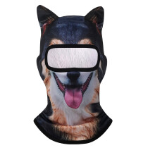 Passamontagna stile gatto 3D con orecchie da animale – Sport invernali, rave, Halloween, festival musicali
