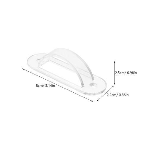 Raindrops4Pcs Cache-interrupteurs de sécurité transparents pour interrupteurs muraux et prises de courant 1