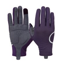 Guantes térmicos de ciclismo con forro polar, guantes de invierno antideslizantes para pantallas táctiles con logotipo reflectante, resistentes al
