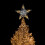 1Pack Christmas Tree Topper Luminous Star Silver Iron for Decorative Lighting 3