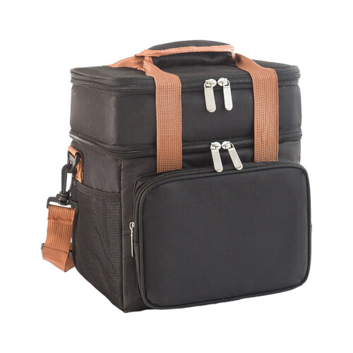Borsa termica riutilizzabile da uomo in tessuto Oxford.