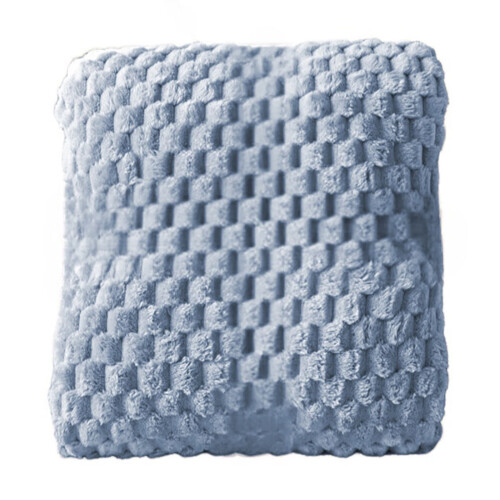 Soft Solid Color Flannel Blanket - Cozy Velvet for Home, Sofa, Bed - Machine Washable, Durable - 100% Polyester 1