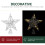 1Pack Christmas Tree Topper Luminous Star Silver Iron for Decorative Lighting 4