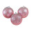 3 Pack Silver Shatterproof Christmas Baubles 8cm 2