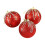 3 Pack Silver Shatterproof Christmas Baubles 8cm 3