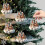 Akryl julepynt i form af huse 9 cm 4 stk. 4