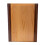 Κόκκινη ξύλινη πλάκα πλακέτας Alder Blaque 9x12", 3/4", πάχος, καρυδιά στα πλαϊνά – Ιδανικό 3
