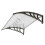 40"30" Polycarbonate Window Door Awning Canopy - White & Gray 5