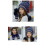 Cappello e sciarpa in maglia da donna, modello pullover, blu navy, taglia unica 5