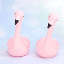 4 Pcs Flamingo Ornament Cake Decorations Ornaments for Crafts