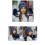 Cappello e sciarpa in maglia da donna, modello pullover, blu navy, taglia unica 4