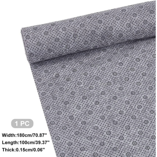 Non-Slip Tufting Backing Fabric Gray Plum Blossom Felt 1