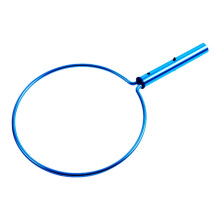 Pool Safety Hook Aluminum Lifeguard Rescue Tool 29.5cm Round Lightweight Design for Swimming Pool Emergency Reach