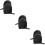 6Pcs Black Plush Self Tanning Mitt Lotion Apply Sun Cream Tool 11