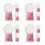 12St Mini Gumball Roze Plastic Kinder Speelgoed 10
